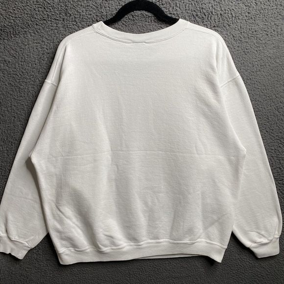 Vintage 90s Nike Puff Paint Graphic Swoosh Pullover Sweatshirt Crewneck Size XL - Picture 12 of 16